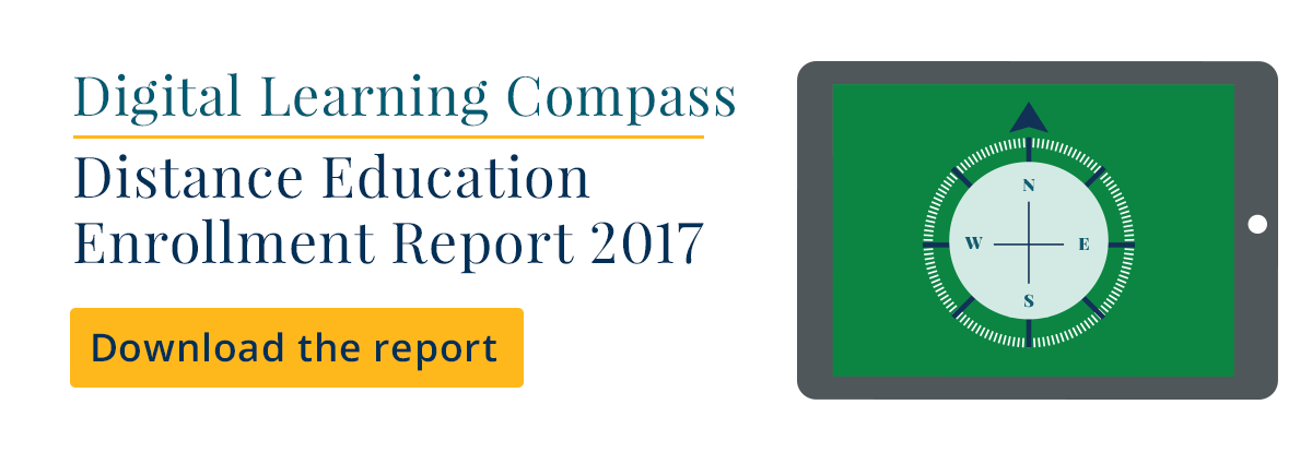 Read the new Babson report about the growing enrollment of distance education - Learn more
